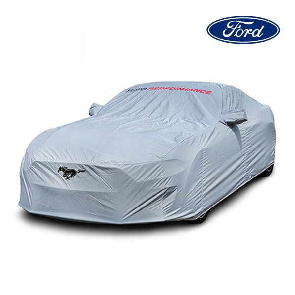FORD純正 専用設計 ボディーカバー カーカバー フォードパフォーマンス ポニー MUSTANG ロゴ入り グレー フォード 15-22y マスタング 屋外用 アウトドア