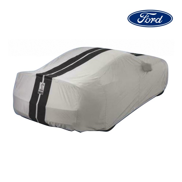 FORD純正 専用設計 ボディーカバー カーカバー コブラロゴ入り グレー フォード 16-20y マスタング シェルビーGT-350 屋外用 アウトドア