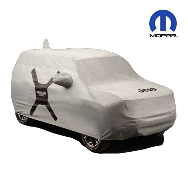 MOPAR純正 専用設計 ボディーカバー カーカバー Jeep ロゴ入り グレー 専用バッグ付 JEEP ジープ 15-23y レネゲード 屋外用 アウトドア