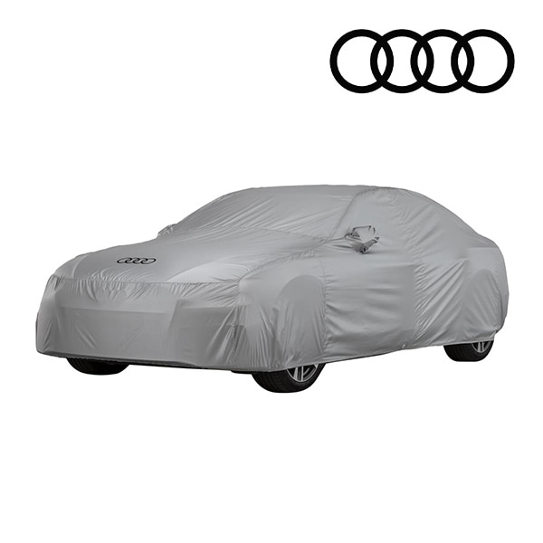 AUDI純正 専用設計 ボディーカバー カーカバー 4リングロゴ入り グレー 専用バッグ付 AUDI アウディ 19y- RS5 スポーツバック F5系 屋外用 アウトドア