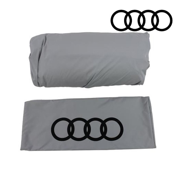 AUDI純正 専用設計 ボディーカバー カーカバー 4リングロゴ入り グレー 専用バッグ付 AUDI アウディ 07-16y R8 42系 屋外用 アウトドア