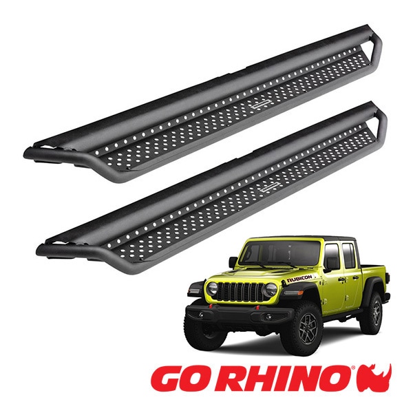 【GO RHINO 正規品】ドミネイター エクストリーム Dominator Xtreme D1シリーズ サイドステップ ロックスライダー テクスチャーブラック D14516T  ジープ JT グラディエーター ゴーライノ