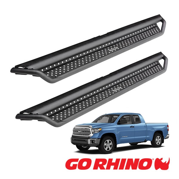 【GO RHINO 正規品】ドミネイター エクストリーム Dominator Xtreme D1シリーズ ロックスライダー テクスチャーブラック D14415T 07-21y トヨタ タンドラ ダブルキャブ ゴーライノ