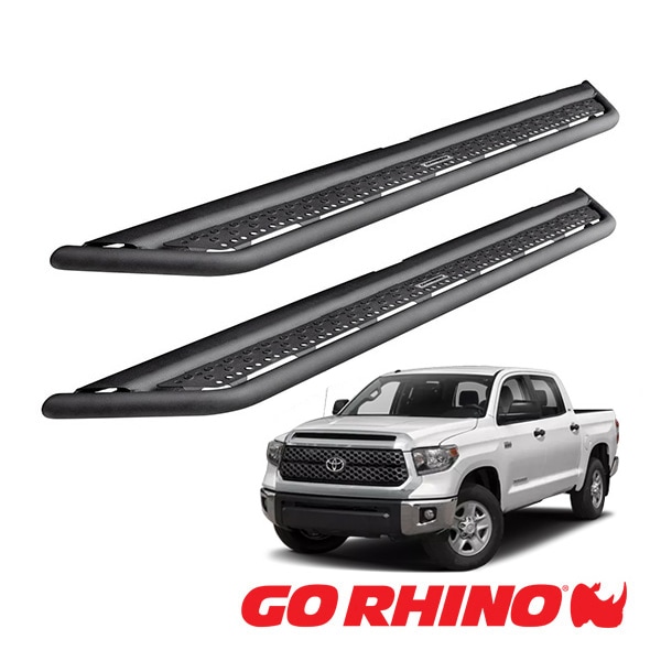 【GO RHINO 正規品】ドミネイター エクストリーム Dominator Xtreme D1シリーズ ロックスライダー テクスチャーブラック D14416T 07-21y トヨタ タンドラ クルーマックス ゴーライノ