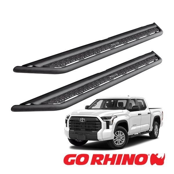 【GO RHINO 正規品】ドミネイター エクストリーム Dominator Xtreme D6シリーズ サイドステップ ロックスライダー テクスチャーブラック D64436T 22y- トヨタ タンドラ クルーマックス ゴーライノ