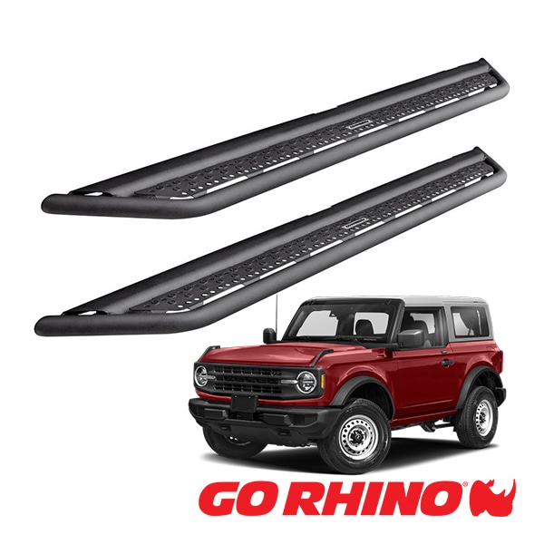 【GO RHINO 正規品】ドミネイター エクストリーム Dominator Xtreme D6シリーズ サイドステップ ロックスライダー テクスチャーブラック D64131T 21y- フォード ブロンコ BRONCO  2ドア ゴーライノ
