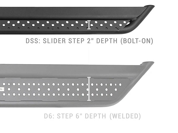 【GO RHINO 正規品】ドミネイター エクストリーム Dominator Xtreme DSSシリーズ サイドステップ ロックスライダー テクスチャーブラック DSS4506T ジープ JL ラングラー 4ドア ゴーライノ