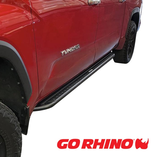 【GO RHINO 正規品】ドミネイター エクストリーム Dominator Xtreme DSSシリーズ サイドステップ ロックスライダー テクスチャーブラック DSS4436T 22y- トヨタ タンドラ ダブルキャブ ゴーライノ
