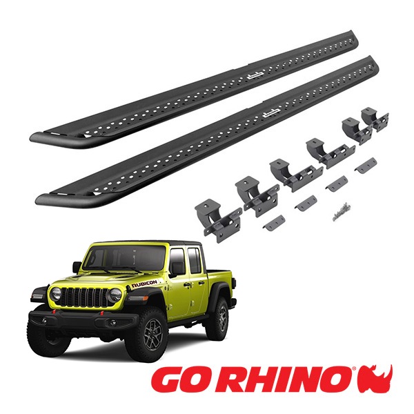 【GO RHINO 正規品】ドミネイター エクストリーム Dominator Xtreme DSSシリーズ サイドステップ ロックスライダー テクスチャーブラック DSS4516T ジープ JT グラディエーター ゴーライノ