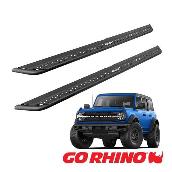 【GO RHINO 正規品】ドミネイター エクストリーム Dominator Xtreme DSSシリーズ サイドステップ ロックスライダー テクスチャーブラック DSS4129T 21y- フォード ブロンコ BRONCO  4ドア ゴーライノ