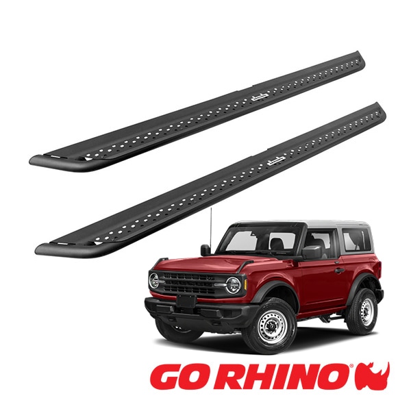 【GO RHINO 正規品】ドミネイター エクストリーム Dominator Xtreme DSSシリーズ サイドステップ ロックスライダー テクスチャーブラック DSS4131T  21y- フォード ブロンコ BRONCO  2ドア ゴーライノ