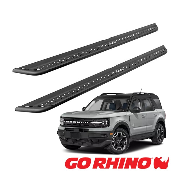【GO RHINO 正規品】ドミネイター エクストリーム Dominator Xtreme DSSシリーズ サイドステップ ロックスライダー テクスチャーブラック DSS4029T 21y- フォード ブロンコスポーツ BRONCO SPORT 4ドア ゴーライノ
