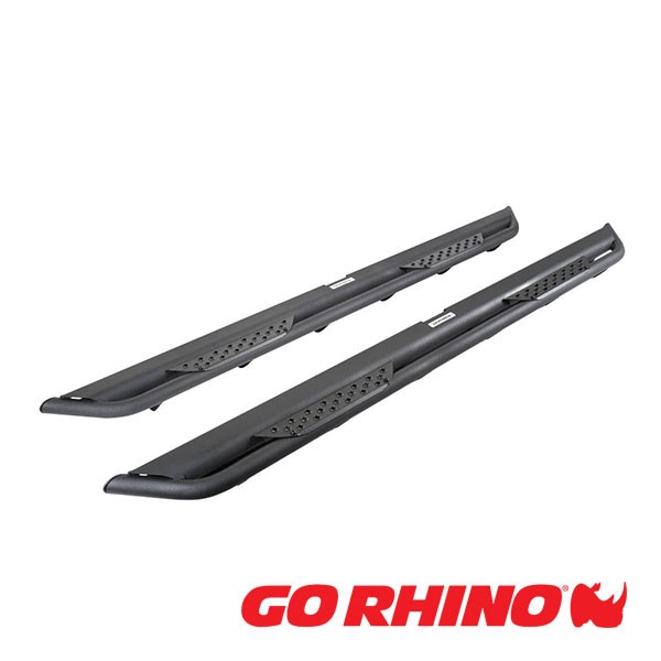 【GO RHINO 正規品】ドミネイター エクストリーム DT サイドステップ ロックスライダー テクスチャーブラック DT4435T 22y- トヨタ タンドラ ダブルキャブ ゴーライノ