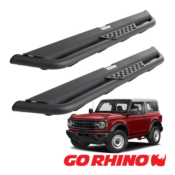 【GO RHINO 正規品】ドミネイター エクストリーム DT サイドステップ ロックスライダー テクスチャーブラック DT4131T 21y- フォード ブロンコ BRONCO  2ドア ゴーライノ