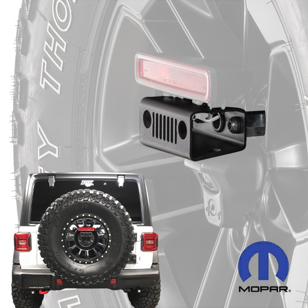 MOPAR純正 ハイマウントランプ リロケーションキット 移設キット 専用ホイールナット2本付 ハイマウントストップランプ ブレーキランプ ジープ JL ラングラー 2ドア/4ドア