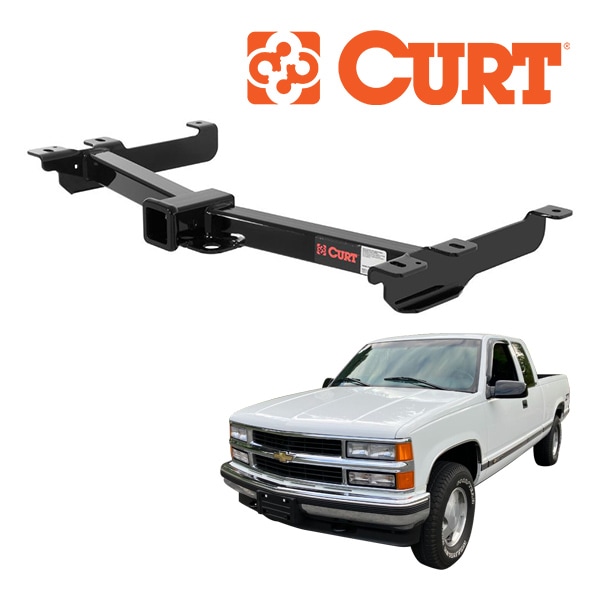 【CURT 正規品】88-99y シボレー GMC C/K 1500 ロールパンバンパー付車両 クラス3 ヒッチメンバー 2インチ角 13942