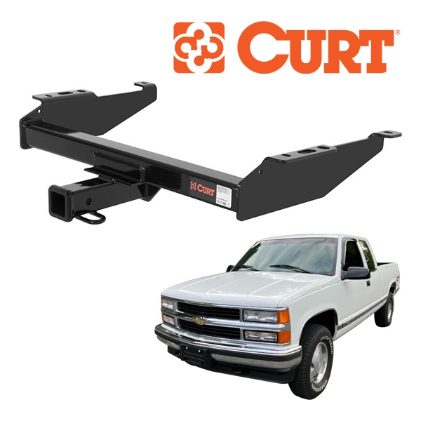 【CURT 正規品】88-00y シボレー GMC フルサイズ ピックアップ デュアルマフラー用 クラス3 ヒッチメンバー 2インチ角 14081
