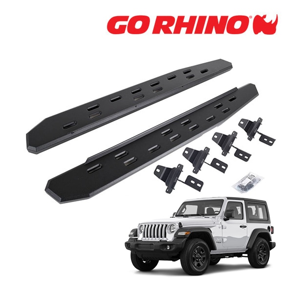 GO RHINO 正規品】RB30 スリム ランニングボード サイドステップ