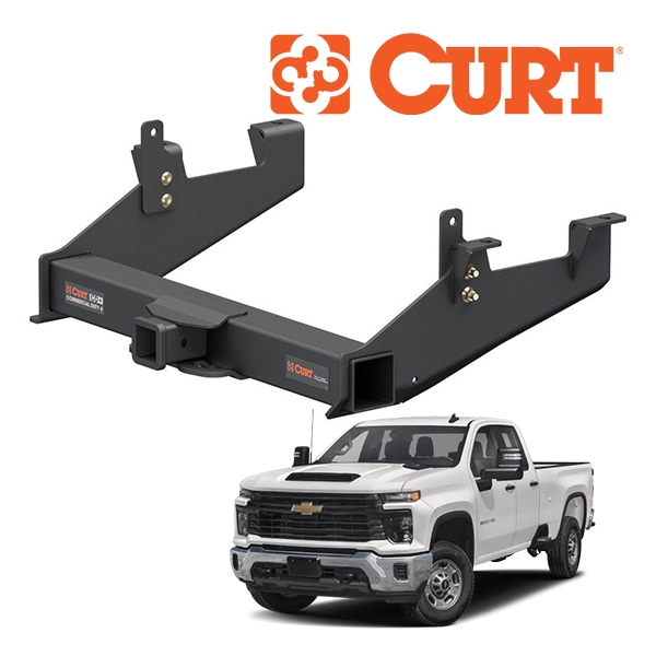 【CURT 正規品】20y- コマーシャルデューティー GMC シエラ | シボレー シルバラード 2500HD 3500HD クラス5 ヒッチメンバー 2.5インチ角 15010