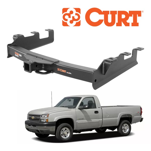 【CURT 正規品】01-10y シボレー シルバラード | GMC シエラ 2500HD 3500 6フィートベッド用 クラス5 ヒッチメンバー 2インチ角 15302