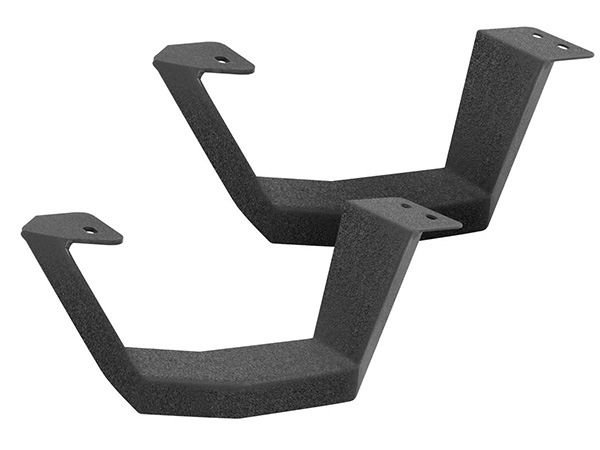 【GO RHINO 正規品】RB20 ランニングボード+ドロップステップ サイドステップ プロテクティブベッドライナーコート 6945168720T ジープ JT グラディエーター ゴーライノ