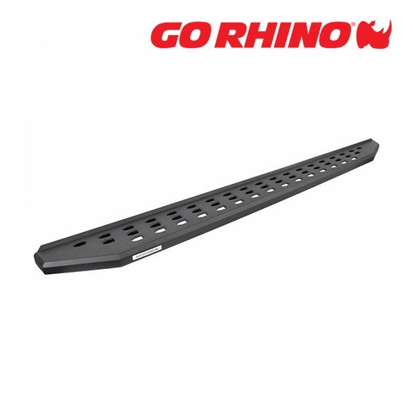 【GO RHINO 正規品】RB20 ランニングボード サイドステップ テクスチャーブラック 69443180PC トヨタ ハイラックス HILUX GUN125 平成29年9月-令和6年10月 ゴーライノ