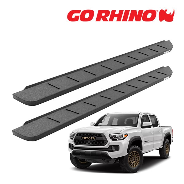 【GO RHINO 正規品】RB10 ランニングボード サイドステップ プロテクティブベッドライナーコート 63442987T 05-23y トヨタ タコマ TACOMA ゴーライノ