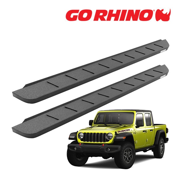 【GO RHINO 正規品】RB10 ランニングボード サイドステップ プロテクティブベッドライナーコート 63451687T ジープ JT グラディエーター ゴーライノ