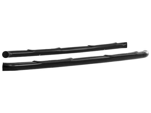 【ARIES 正規品】スチール サイドステップ ラウンド サイドバー 3インチ チューブステップ セミ・ブラックパウダーコーティング+Eコート仕上げ ジープ WK グランドチェロキー アリーズ