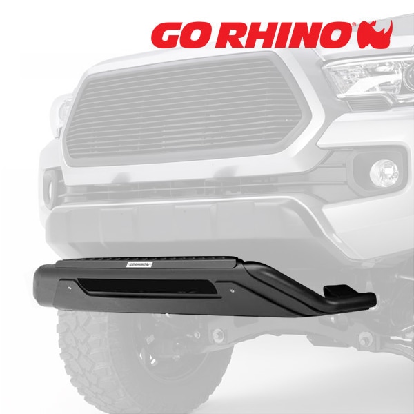 GO RHINO RC3 LR スキッドプレート フロントバンパーガード 20インチ ライトバーブラケット セット テクスチャーブラック 5648360T 16-23y トヨタ タコマ TACOMA ゴーライノ