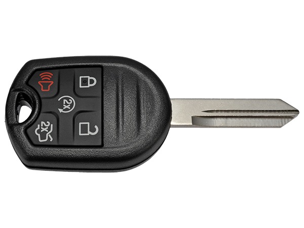 FORD純正 ロゴ入 キーレスリモコン付 ブランクキー 164R8085 5ボタンタイプ スペアキー イグニッションキー 11-15y フォード エクスプローラーLimited リミテッド ディーラー車