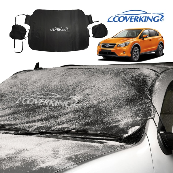 【COVERKING 正規品】専用設計 フロントガラスカバー スノーシールド ミラーカバー付 雪 霜 凍結防止 花粉 黄砂対策 スバル XV GP系 カバーキング