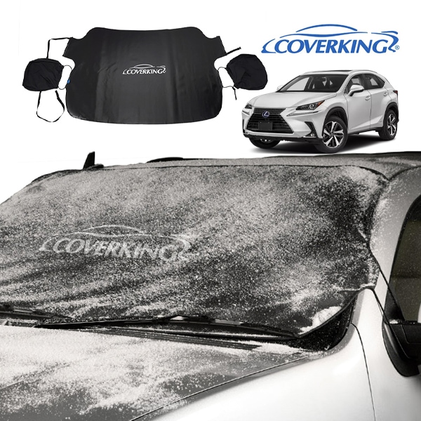 【COVERKING 正規品】専用設計 フロントガラスカバー スノーシールド ミラーカバー付 雪 霜 凍結防止 花粉 黄砂対策 レクサス NX300h 10系 カバーキング