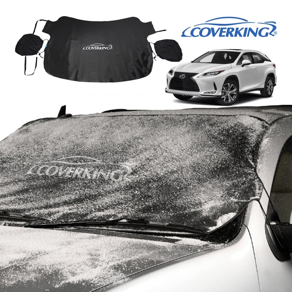 【COVERKING 正規品】専用設計 フロントガラスカバー スノーシールド ミラーカバー付 雪 霜 凍結防止 花粉 黄砂対策 レクサス RX300/RX450h 20系 カバーキング