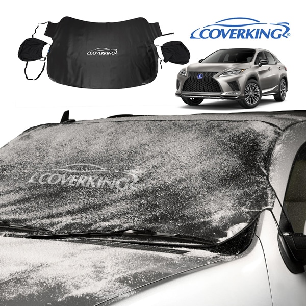 【COVERKING 正規品】専用設計 フロントガラスカバー スノーシールド ミラーカバー付 雪 霜 凍結防止 花粉 黄砂対策 レクサス RX450hL 20系 カバーキング