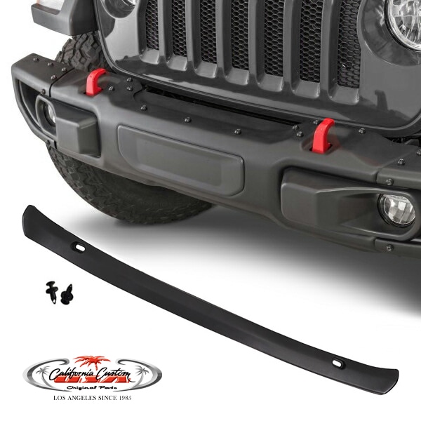 カリフォルニアカスタム ジープ JLラングラー 2ドア/4ドア | JTグラディエーター RUBICON EDITIONタイプ フロントバンパーカバー 樹脂製 プッシュピン付