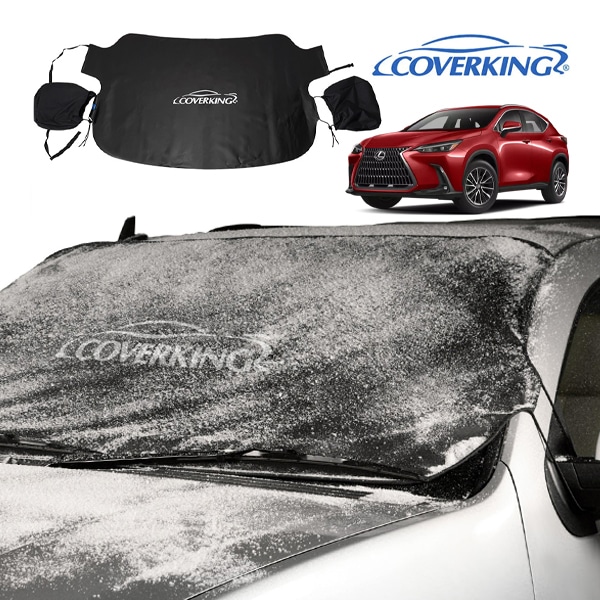 【COVERKING 正規品】専用設計 フロントガラスカバー スノーシールド ミラーカバー付 雪 霜 凍結防止 花粉 黄砂対策 レクサス NX 20系 カバーキング