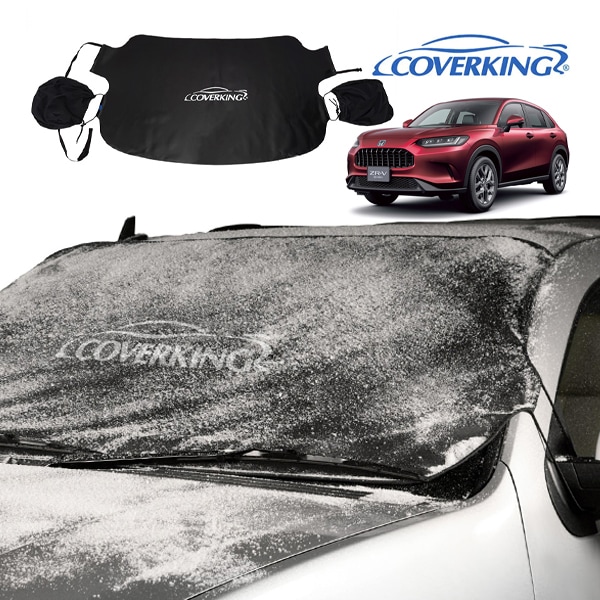 【COVERKING 正規品】専用設計 フロントガラスカバー スノーシールド ミラーカバー付 雪 霜 凍結防止 花粉 黄砂対策 ホンダ ZR-V RZ系 カバーキング