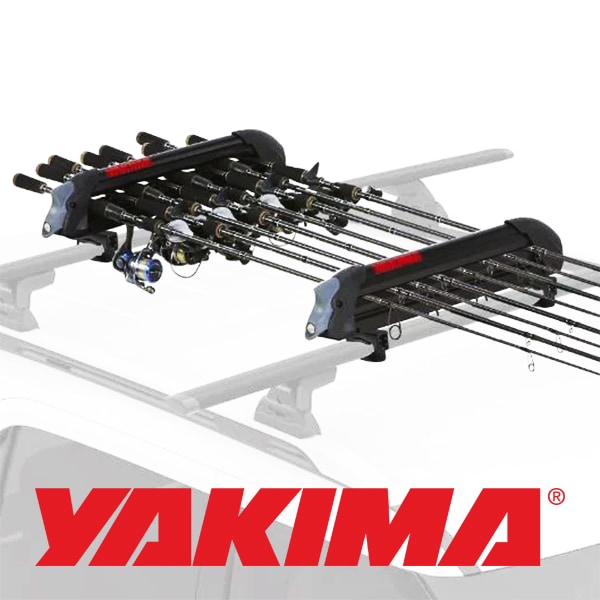 【YAKIMA 正規品】ReelDeal リールディール ルーフマウント 8004089 釣り竿8本/スキー板4組/スノボ2枚積載可 キー付 サイズ 長約56cmx幅約15cmx高約16.5cm 重さ 約3kg ヤキマ