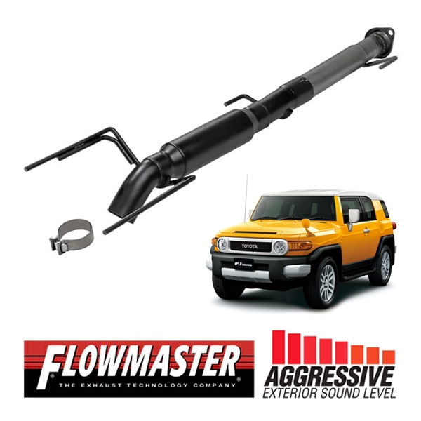 【FLOWMASTER 正規品】アウトローエクストリームキャタバックエキゾーストシステム 07-14y FJ クルーザー 4.0L 818119 フローマスター