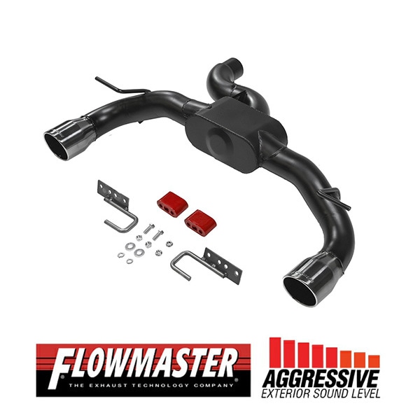 【FLOWMASTER 正規品】アウトローアクスルバックエキゾーストシステム 21-23y ブロンコ 2.3L/2.7L 2ドア/4ドア共通 818120 フローマスター