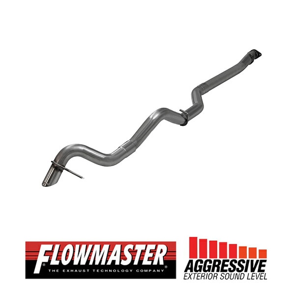 【FLOWMASTER 正規品】アウトローキャタバックエキゾーストシステム21-23y ブロンコ 2.3L/2.7L 4ドア用 818124 フローマスター