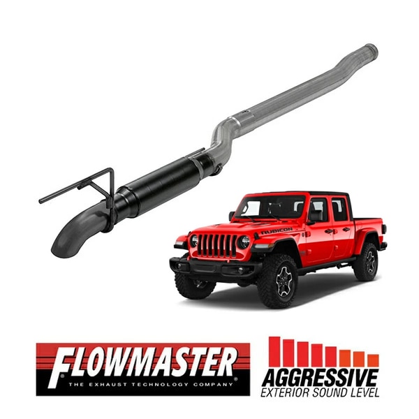 【FLOWMASTER 正規品】アウトローエクストリームキャタバックエキゾーストシステム 817958 ジープ JT グラディエーター 3.6L