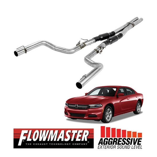 【FLOWMASTER 正規品】アウトローキャタバックエキゾーストシステム 17-23y チャージャー R/T 5.7L 817779 フローマスター