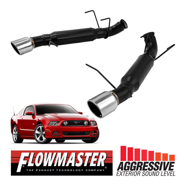 【FLOWMASTER 正規品】アウトローエクストリームキャタバックエキゾーストシステム 13-14y マスタング GT 5.0L 817592 フローマスター