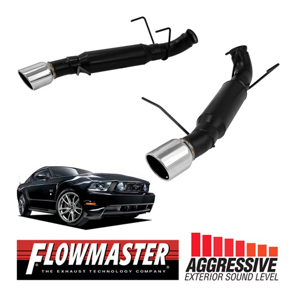【FLOWMASTER 正規品】アウトローエクストリームキャタバックエキゾーストシステム 11-12y マスタング GT 5.0L 817516 フローマスター