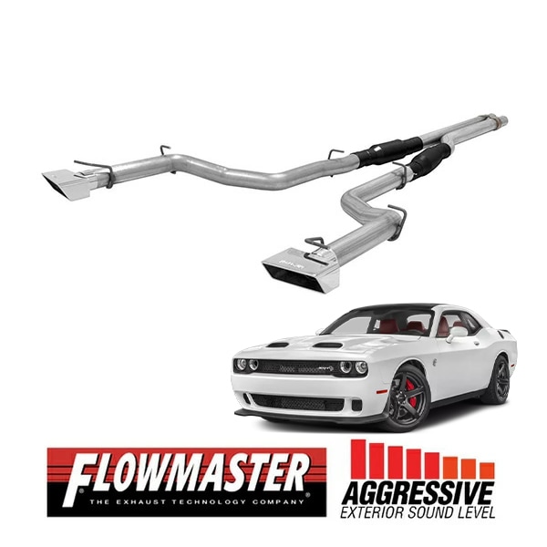 【FLOWMASTER 正規品】アウトローキャタバックエキゾーストシステム 09-14y チャレンジャー R/T 5.7L 817645 フローマスター