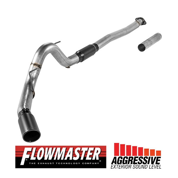 【FLOWMASTER 正規品】アウトローキャタバックエキゾーストシステム 15-20y F-150 2.7L/3.5L 817756 フローマスター
