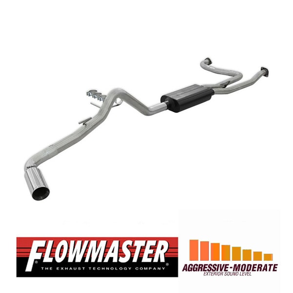 【FLOWMASTER 正規品】アメリカンサンダーキャタバックエキゾーストシステム 22-23y フロンティア 3.8L 818150 フローマスター