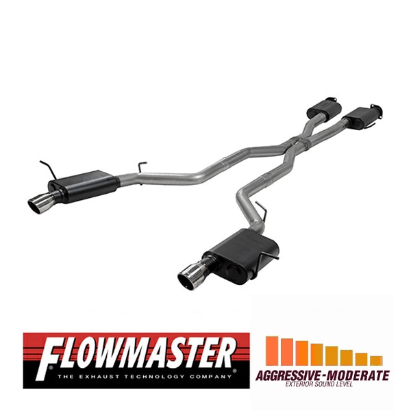 【FLOWMASTER 正規品】アメリカンサンダーキャタバックエキゾーストシステム 18-23y デュランゴ 6.4L 817952 フローマスター